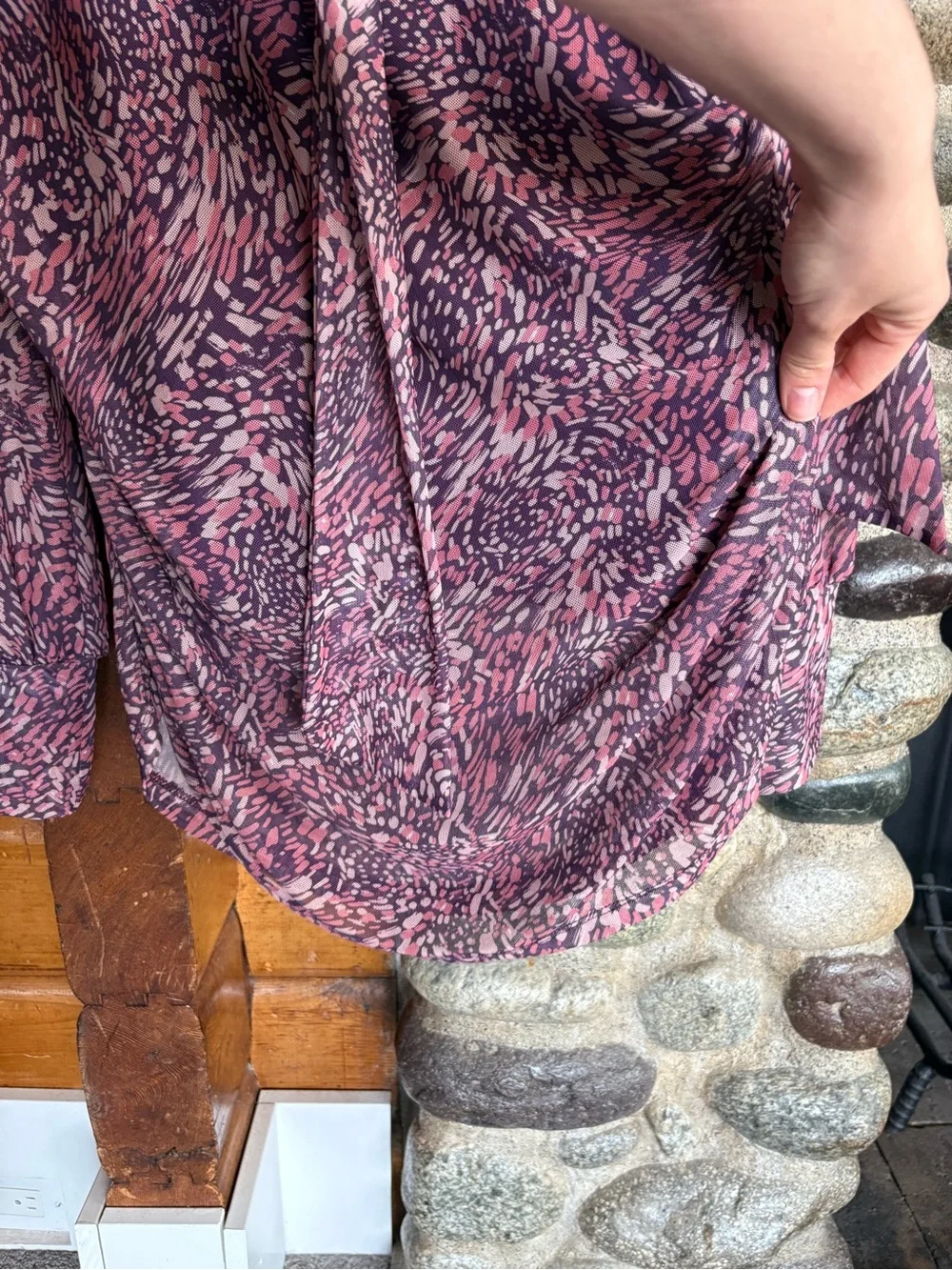 Romantic Tie Neck Blouse | Quiet Luxury Office Chic XL - Picture 6 of 6